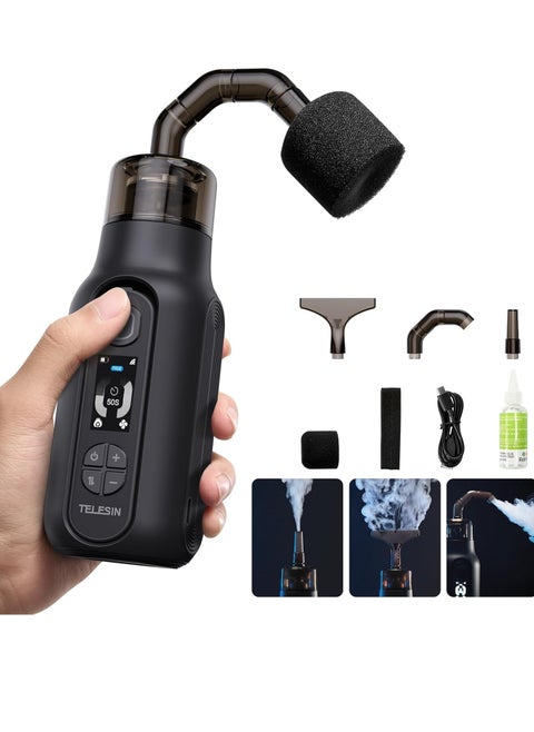Fog Machine, Photography Fog Effect, Portable Fog Maker, with Remote Control Fogger Machine, for Video Shoot and Parties