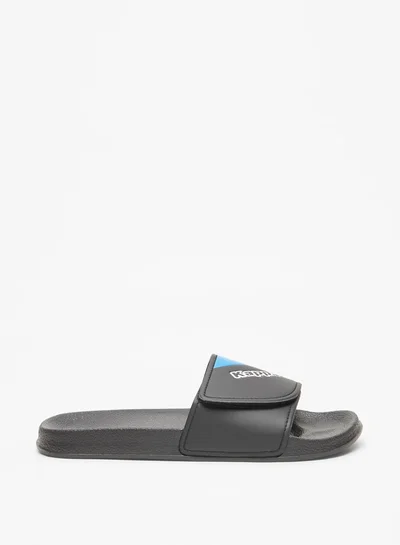 Kappa Boys' Panelled Slip-On Slide Slippers