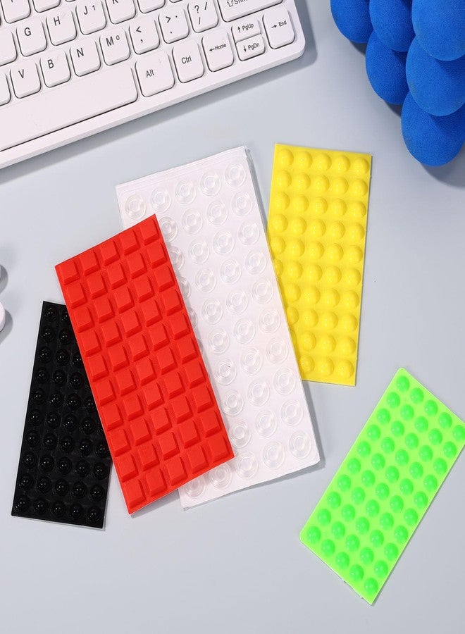 Tinoaly 250pcs Bump Dots for Visually Impaired, Assorted Sizes Silicone Braille Assistive Markers Low Vision Aids Tactile Stickers for Blind & Elderly (Black, Red, Green, Yellow, Transparent) - Image 3