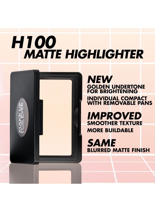 ميك اب فور ايفر بودرة الوجه آرتيست من ميك أب فور إيفر - H100 - بيج مبهج - Image 4