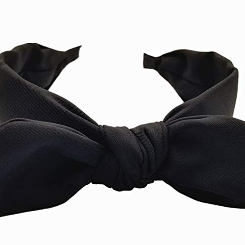 hodooly 1Pcs Knotted Headbands for Women,Turban Headband Wide Headbands Bowknot Hair Band for Women (Green) - Image 2