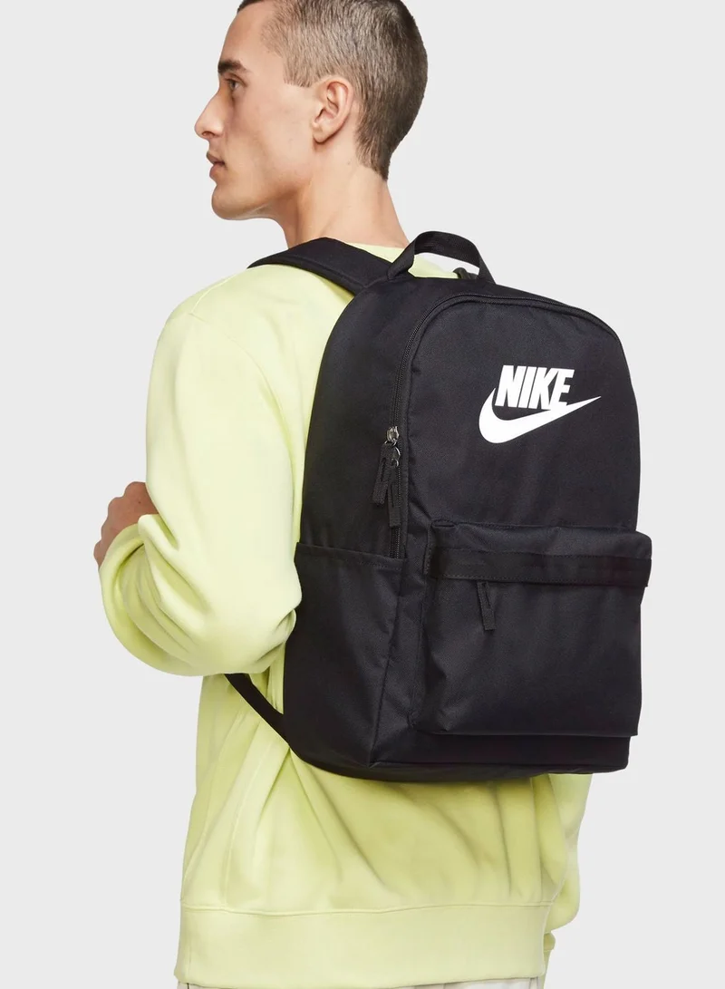 Nike BLACK/BLACK/(WHITE) Heritage Backpack  | Best Price UAE