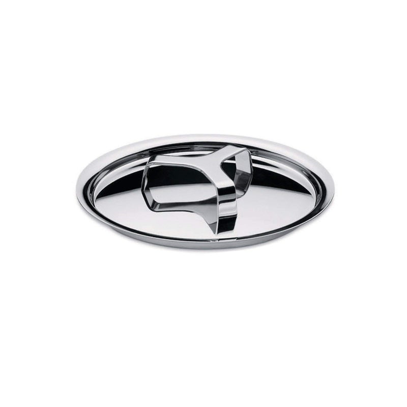 ALESSI A Di Alessi, "POTS & PANS", Lid in 18/10 stainless steel mirror polished,5.5 Inch - Image 5