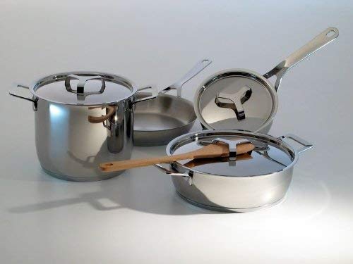 ALESSI A Di Alessi, "POTS & PANS", Lid in 18/10 stainless steel mirror polished,5.5 Inch - Image 2