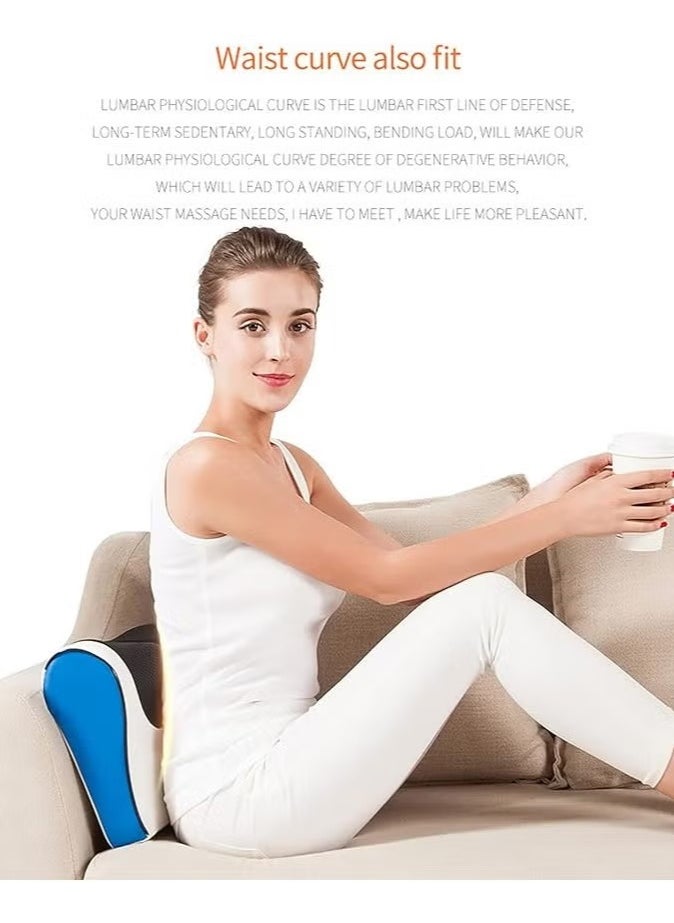 Rock Pow - Neck Massager Shoulder Back Massager with Heat 4D Electric Massage Pillow Pad - Image 1