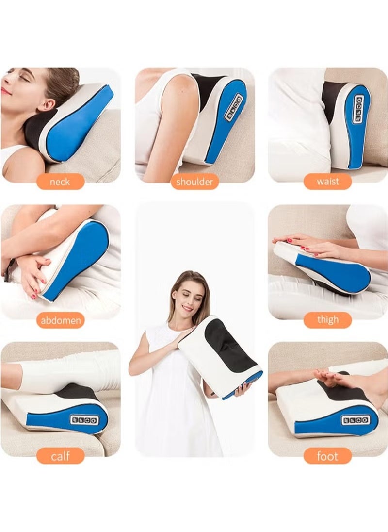 Rock Pow - Neck Massager Shoulder Back Massager with Heat 4D Electric Massage Pillow Pad - Image 1
