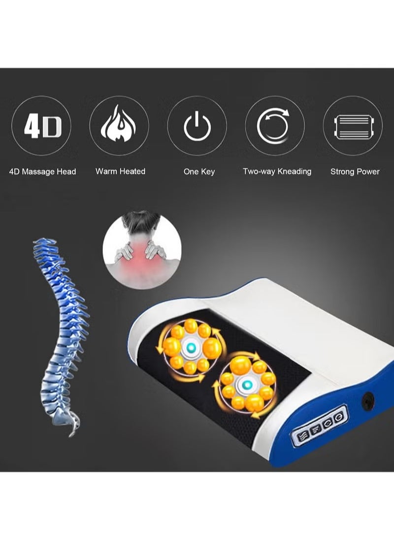 Rock Pow - Neck Massager Shoulder Back Massager with Heat 4D Electric Massage Pillow Pad - Image 1