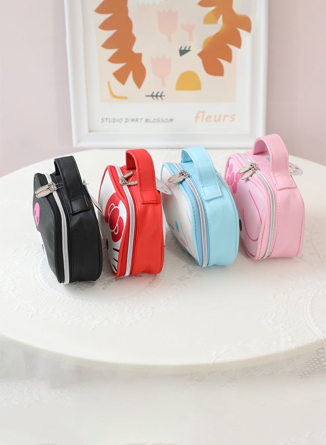 Travel cosmetic bag, large capacity, waterproof cosmetic Kuromi bag organizer with zipper, portable skincare bag - Image 3