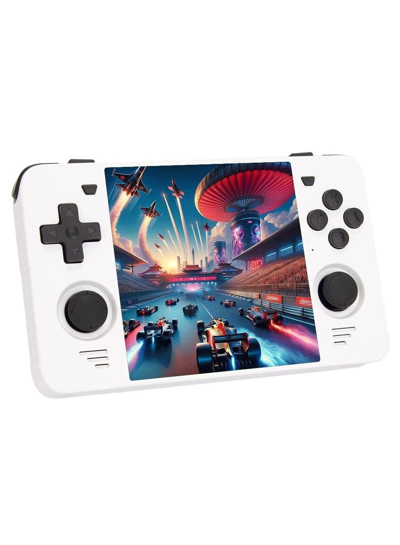 Powkiddy RGB30 Handheld Game Console 4.0 inch Pro Retro Games Consoles Classic Video Games System Built-in Rechargeable Battery Gaming Consoles (White, 256G) - Image 1