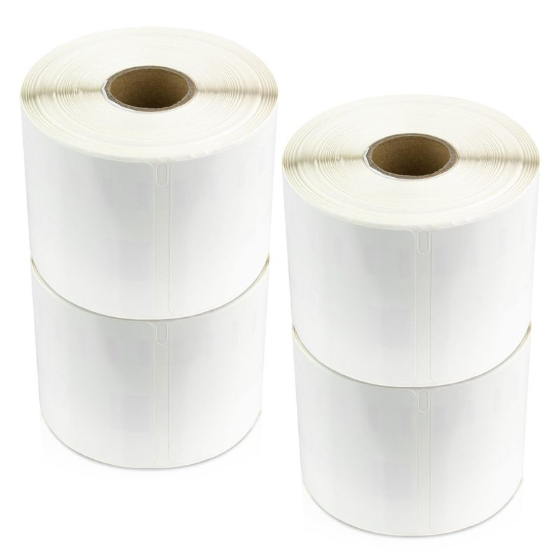 OfficeSmartLabels 2 x 35 inch NonAdhesive Business and Appointment Cards Compatible with 30374 Labels 4 Rolls 300 Labels Per Roll