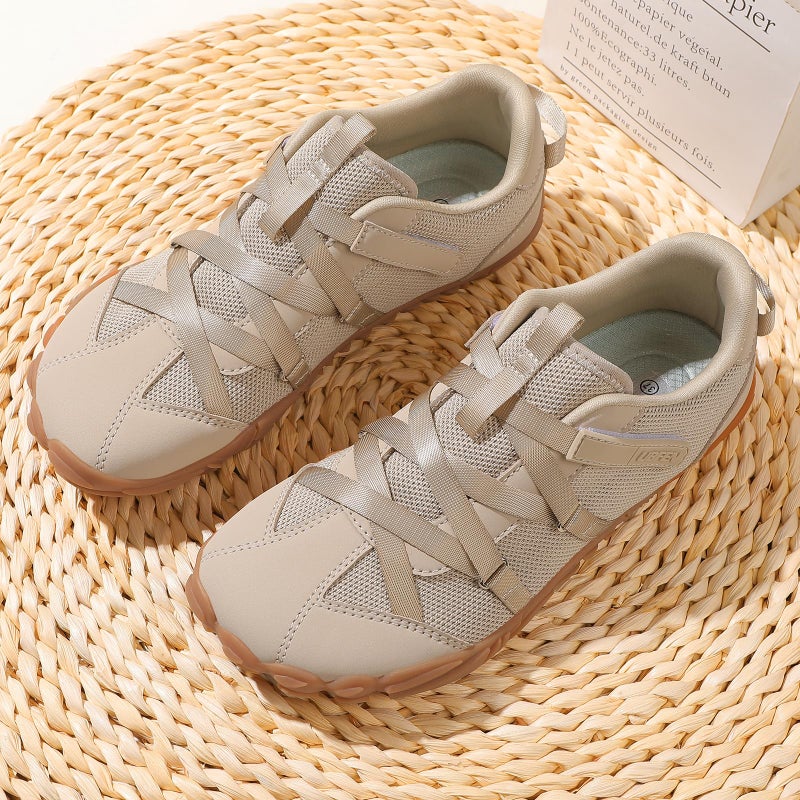 UBFEN Womens Barefoot Shoes Sneakers with Lightweight Minimalist Zero Drop for Walking Hiking Running Comfortable Casual Fashion Tennis Shoes Khaki 8 - Image 5