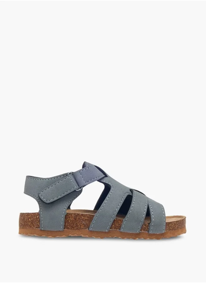 ال بي ال من شو اكسبرس Boys Strappy Sandals With Hook And Loop Closure