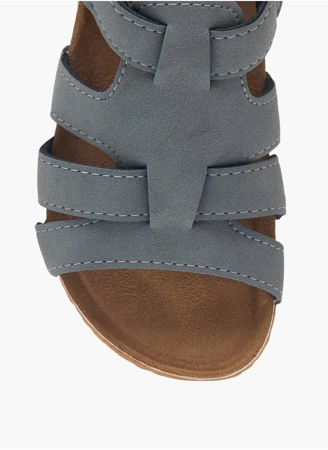LBL by Shoexpress Boys Strappy Sandals With Hook And Loop Closure