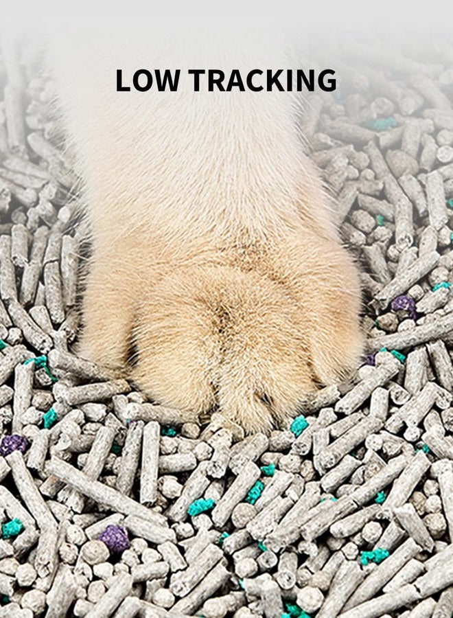 PETKIT أيفركلين 5 في 1 رمل قطط مختلط، رمال قطط قوية التكتل، تحكم في الروائح وغير معطر، ماص للغاية وقابل للغسل بالماء، رمل توفو بنتونيت، خالي من الغبار، 8 رطل/كيس - Image 4