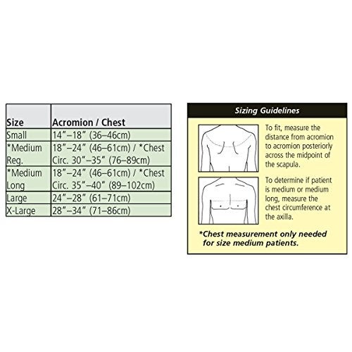 Sammons Preston Rolyan Hemi Arm Sling II for Right Arm, Comfortable Shoulder Sling with Elastic Straps, Shoulder Immobilizer Support for After Stroke, Soft Tissue Injury, Surgery, or Ligament Strain, Small - Image 2