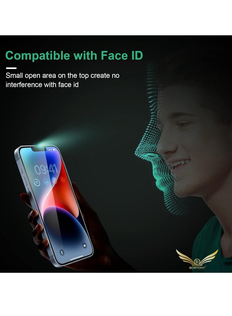 ELTRAZONE iPhone 14 Plus Case [2 Pack] – Tempered Glass Screen Protectors, Ultra Slim Crystal Clear, Shockproof Protective Glass for iPhone 14 Plus 6.7" (2022) - Image 5