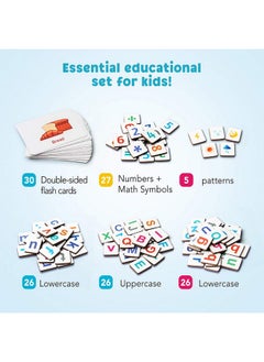 Coogam Wooden Magnetic Letters And Numbers Toys, Fridge Magnets Abc Alphabet Word Flash Cards Spelling Counting Game Learning Uppercase Lowercase Math For 3 4 5 Year Old Preschool Toddler Kid Boy Girl  - Image 2