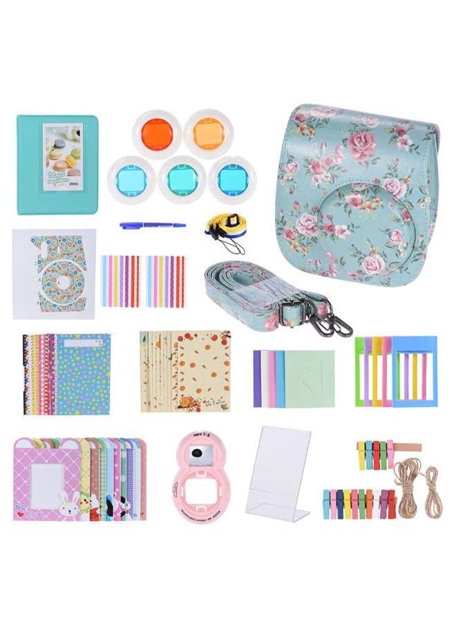 NIBEMINENT 14-In-1 Accessories Kit For for Fujifilm Instax Mini 8/8+/8s/9 Multicolour  - Image 1