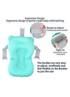 Gonice Baby Bath Pad, Infant Bath Support Seat Cushion, Soft Adjustable Non-Slip Baby Bath Pillow  - Image 3