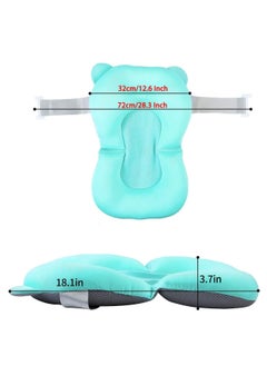 Gonice Baby Bath Pad, Infant Bath Support Seat Cushion, Soft Adjustable Non-Slip Baby Bath Pillow  - Image 4