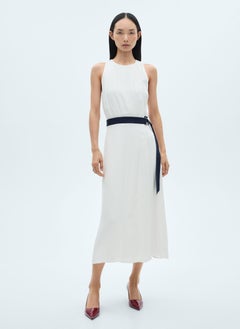 MANGO Contrast Belt Dress  - Image 1