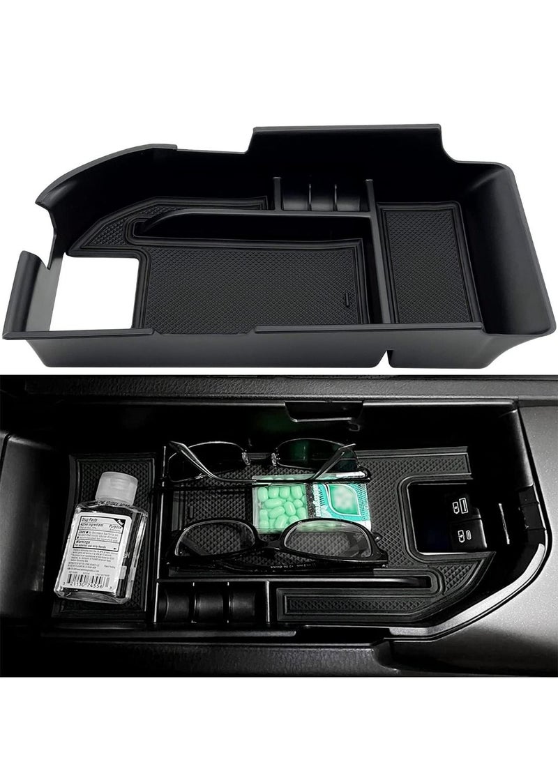 RAYMOS Camry XLE or XSE 2018 To 2021 2022 2023 & Camry LE SE 2020 2021 2022 2023 Center Console Organizer Tray Accessories Armrest Secondary Storage Box Fit Dual USB Ports  - Image 1