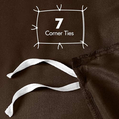 Utopia Bedding Duvet Cover Queen Size - 3 Piece with Zipper Closure - 1 Comforter Cover 90X90 Inches & 2 Pillow Shams 20X26 Inches (Brown) Comforter Not Included - Image 5