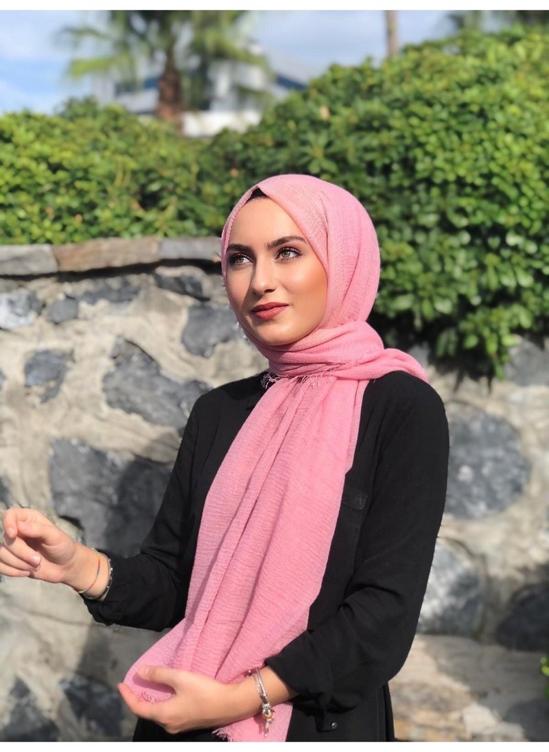 Belifanti Collection Bürümcük Cotton Shawl Pink 