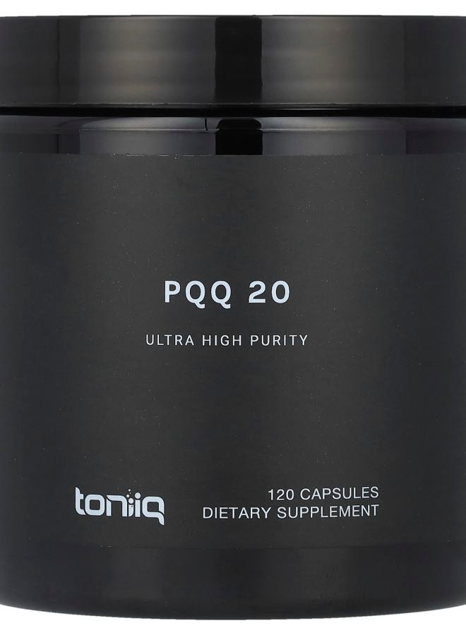 Toniiq PQQ 20 20 mg 120 Capsules
