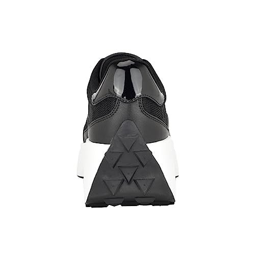 Guess Women's Calebb Sneaker, Black, 8 - Image 3