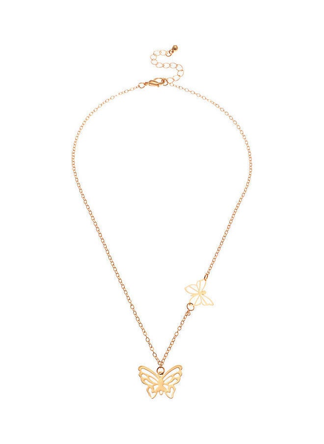 NIBEMINENT - Simple Butterfly Design Sweet Fashion Necklace - Image 1