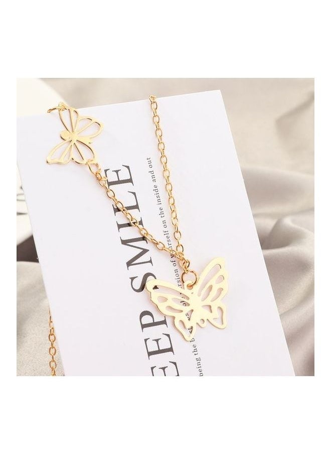 NIBEMINENT - Simple Butterfly Design Sweet Fashion Necklace - Image 1