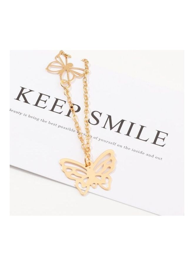 NIBEMINENT - Simple Butterfly Design Sweet Fashion Necklace - Image 1