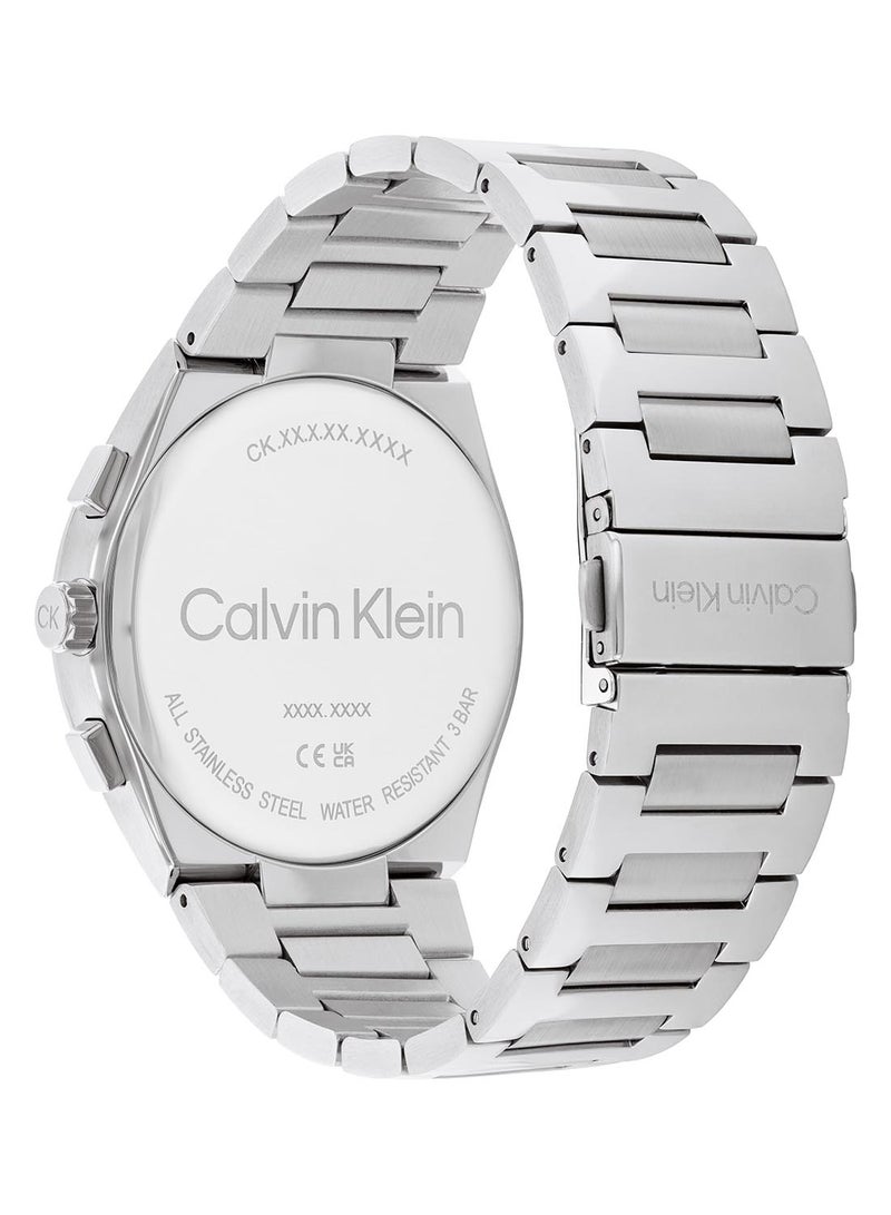 CALVIN KLEIN ساعة رجالية دائرية أنالوج بعلبة سوداء - 25200459 - Image 3