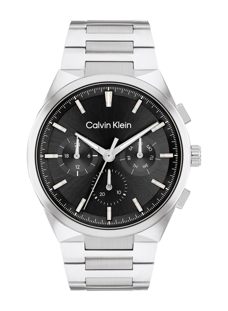 CALVIN KLEIN ساعة رجالية دائرية أنالوج بعلبة سوداء - 25200459 - Image 2