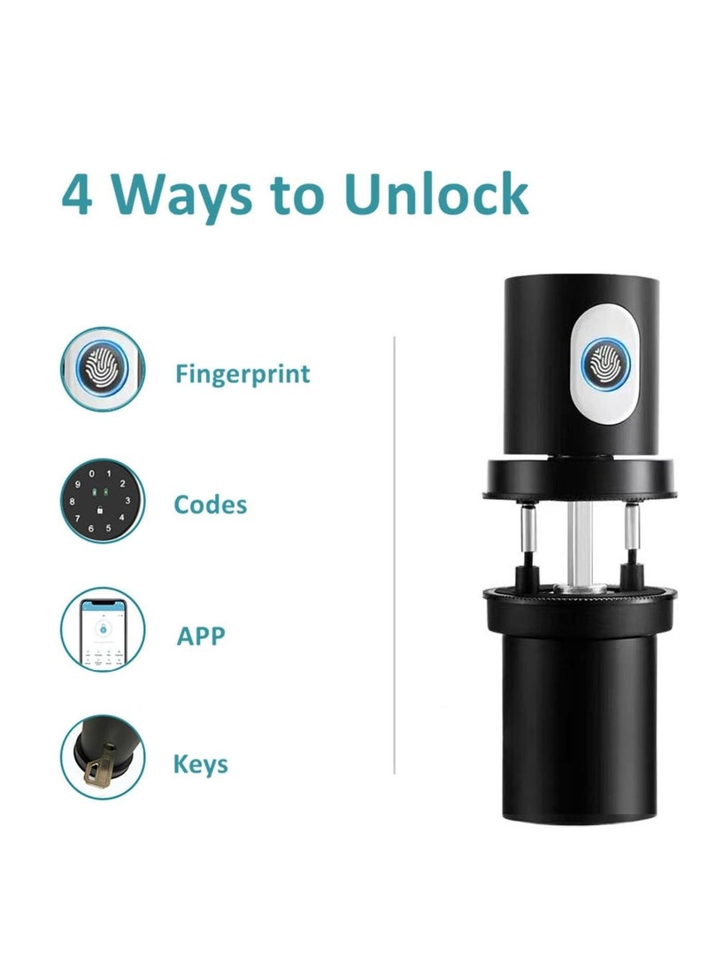 Smart Lock Fingerprint Door Lock Keypad Door Knob Smart Door Knob Door Locks for Bedrooms Locks with Code Thumb Print Door Knobs for Homes Hotels Offices - Image 2