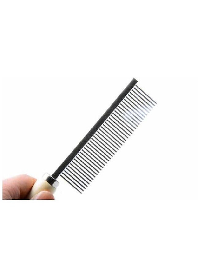 Generic - Steel comb with wooden handle 80030 - Image 1