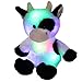 Glow Guards Light up Cow Stuffed Animal Adorable Glow Soft Farm Animal Plush Toy with LED Night Lights Birthday Christmas Childrens Day Gifts for Toddler Kids 15 - Image 4