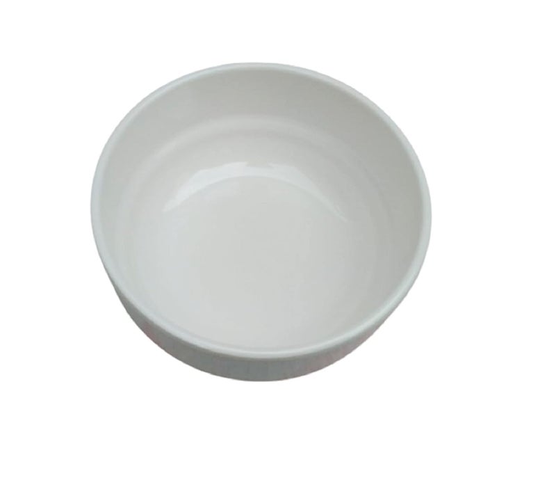 Servewell Melamine Rewa Soup Bowls with SpoonSet of 3Glossy White300ML - Image 4
