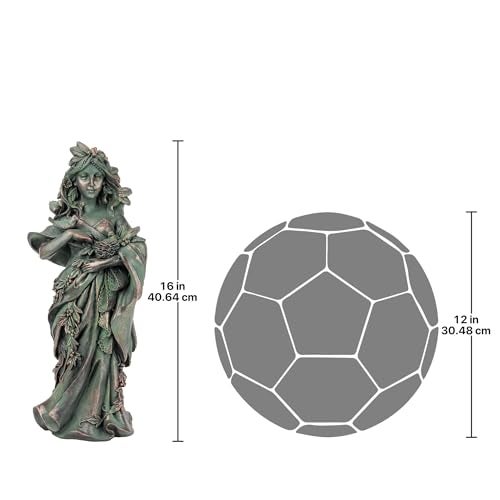 Design Toscano NG31497 Mother Nature Maiden of the Forest Statue,Full Color - Image 4