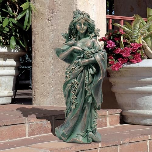 Design Toscano NG31497 Mother Nature Maiden of the Forest Statue,Full Color - Image 3