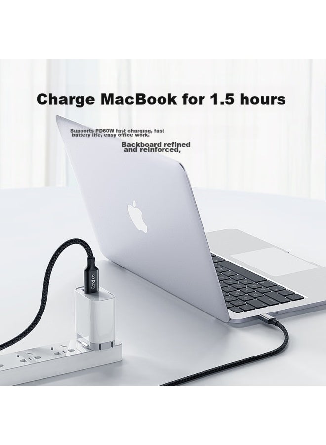 CangHua Apple 15/16 Charging Cable, Type-c Data Cable, Dual-ended Pd60w Fast Charging, Ctoc Car Carplay, Suitable For Iphone 15/16 Promax, Tablet, Laptop, 2 Meters - Image 3