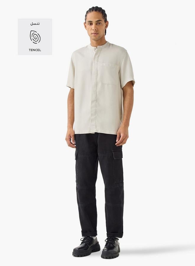 Lee Cooper Regular Fit Shirt with Chest Pocket - Image 2