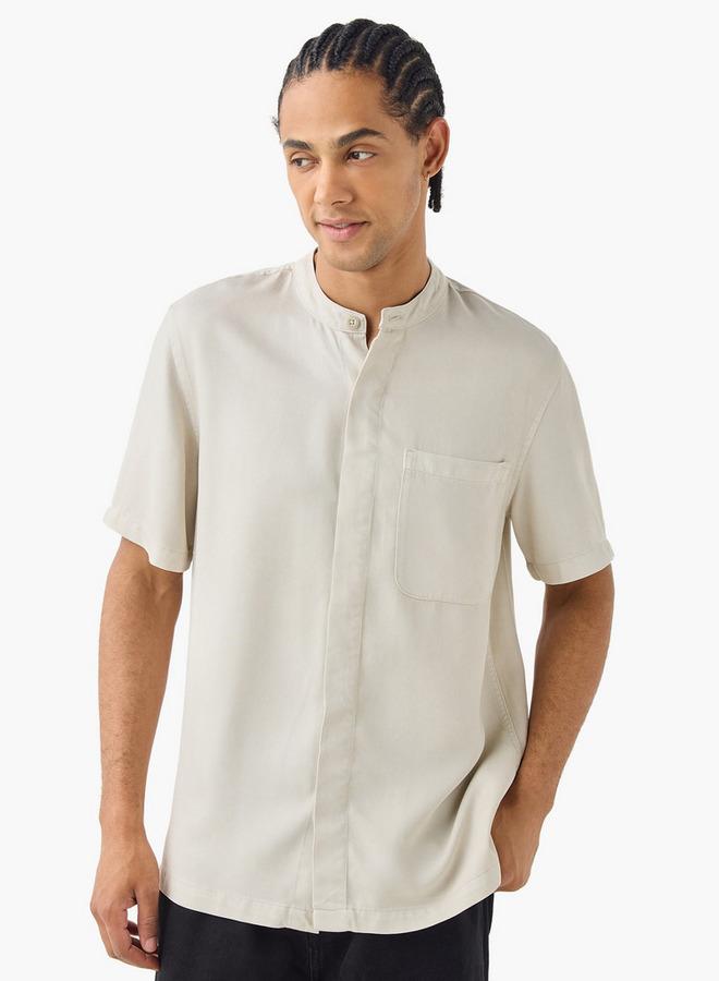 Lee Cooper Regular Fit Shirt with Chest Pocket - Image 1