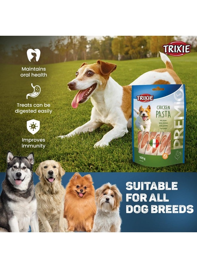 Trixie Premio Dog Treats Combo: Chicken Pasta, 100 G And Cheese Chicken Stripes, 100 G - Protein Rich, Healthy & Training Snacks For All Dog Breeds - Image 4