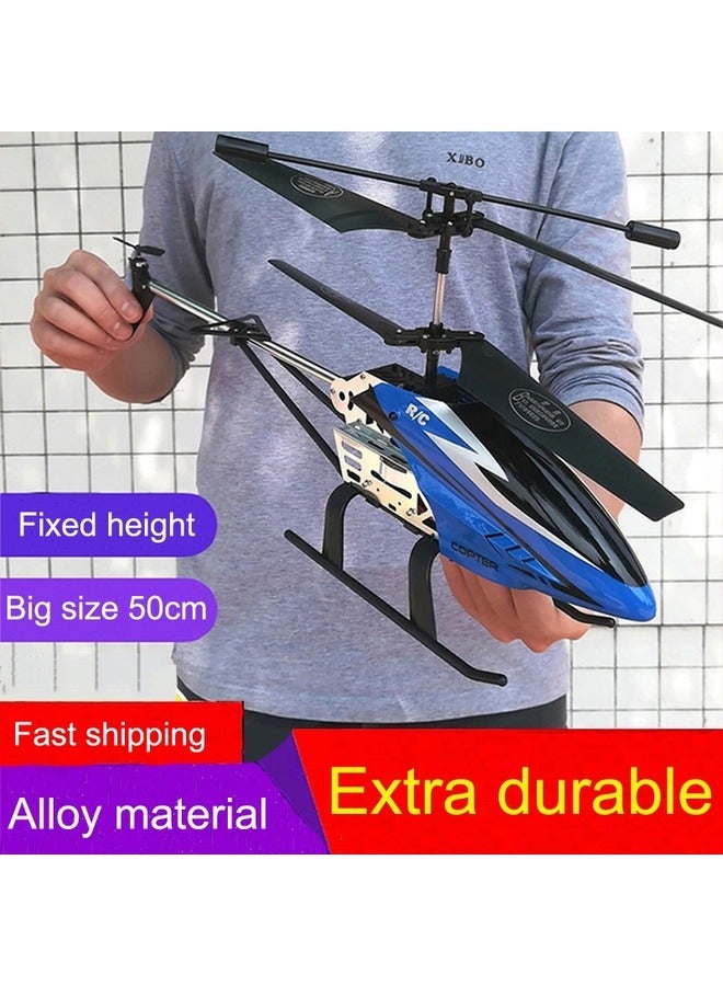 Toy Box Big size Remote control R/C helicopter Metal Frame 50cm single blade helicopter toy for kids  - Image 2