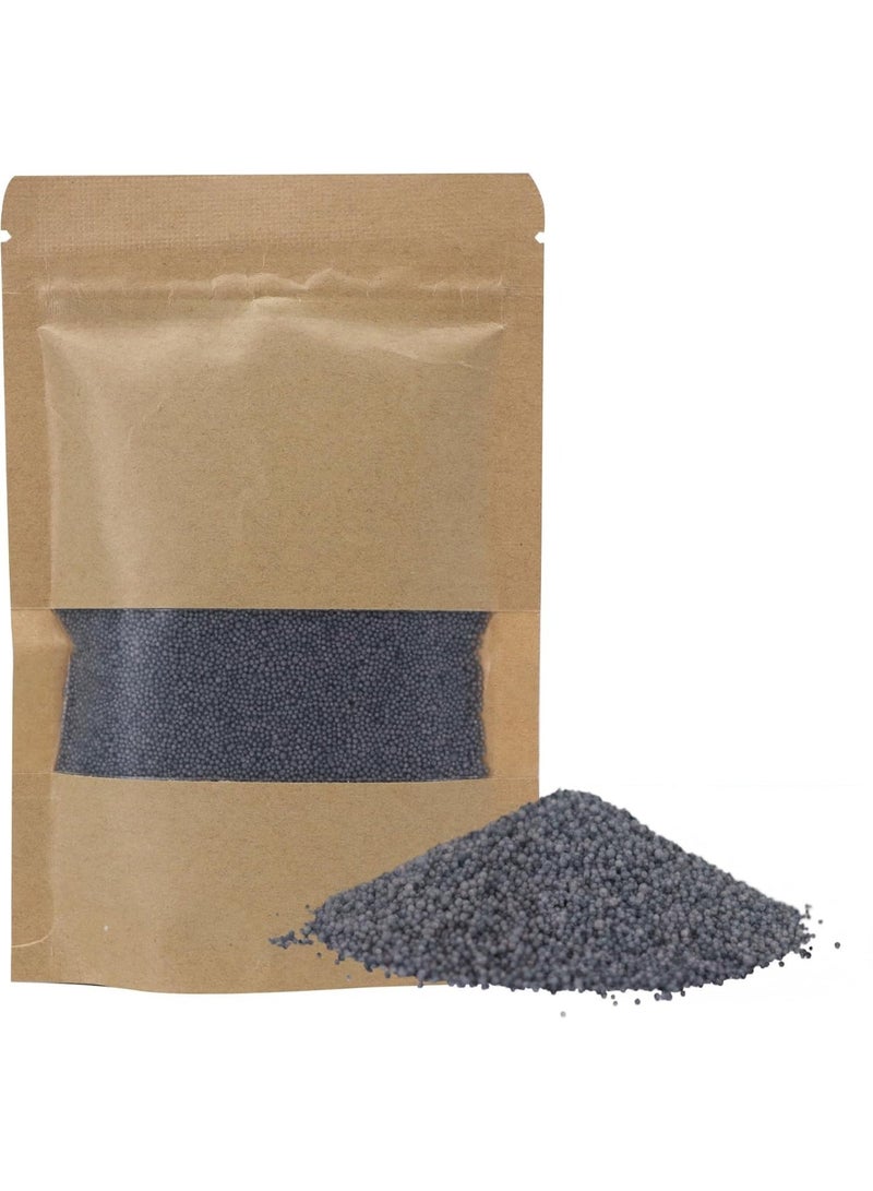 MIRFA Pearled Candle Wax Sand With 20 Eco Wicks - Grey - Image 2