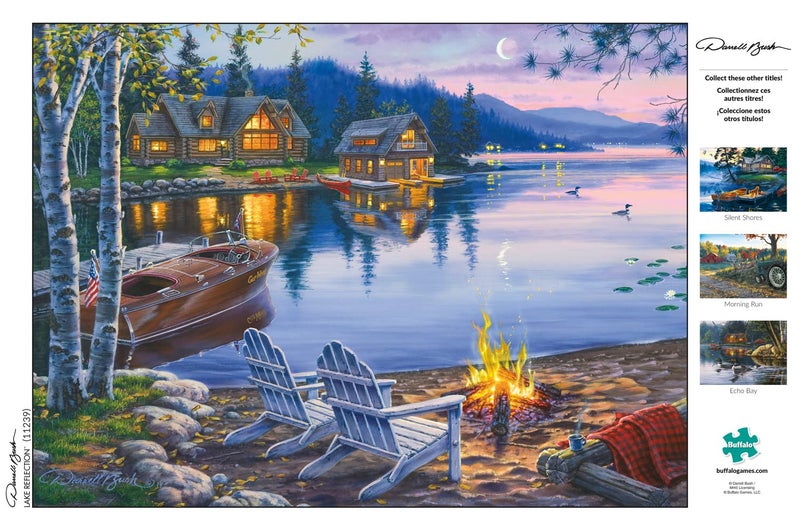 Buffalo Games - Darrell Bush - Lake Reflection - 1000 Piece Jigsaw Puzzle - Image 5