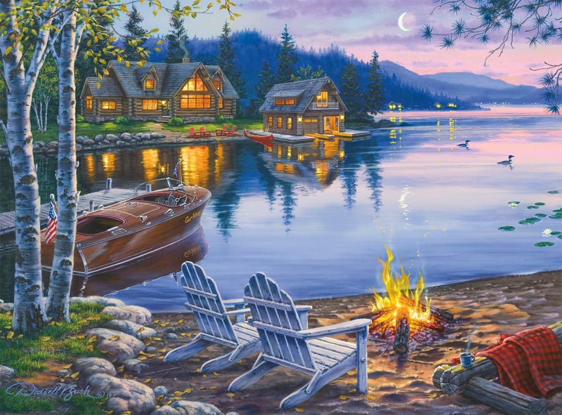 Buffalo Games - Darrell Bush - Lake Reflection - 1000 Piece Jigsaw Puzzle - Image 1