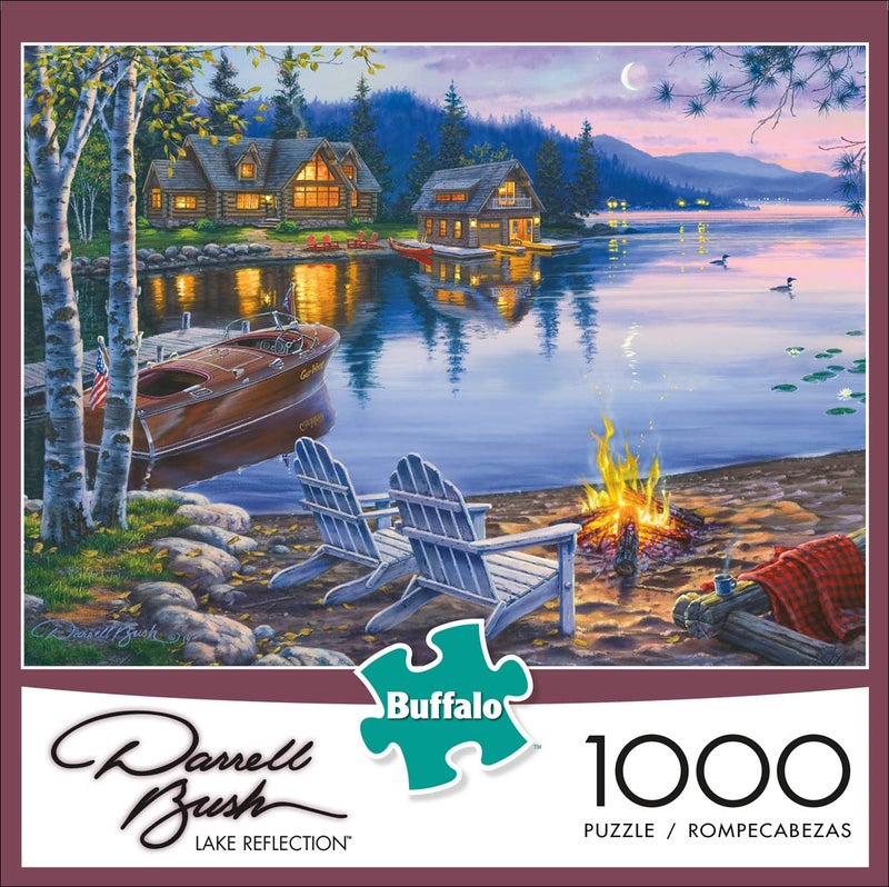 Buffalo Games - Darrell Bush - Lake Reflection - 1000 Piece Jigsaw Puzzle - Image 2